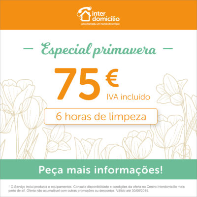 Limpeza especial primavera 2019